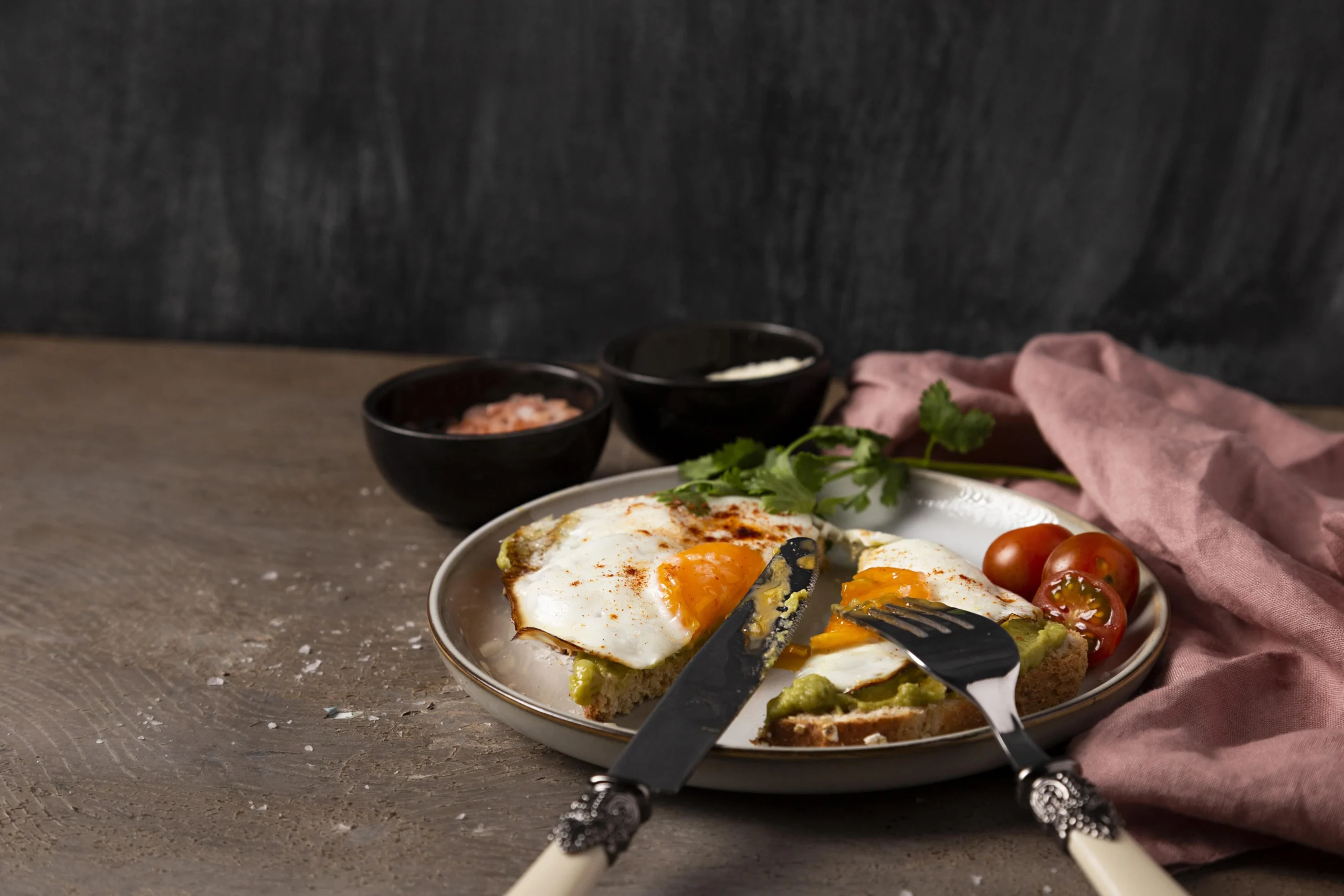 Cenas saludables con huevo